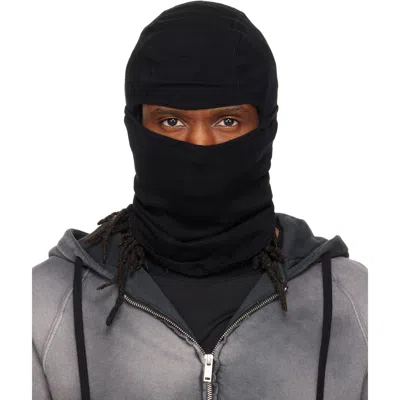 Thom Krom Black Cashmere Blend Performance Knit Balaclava