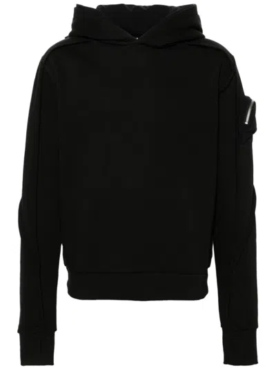Thom Krom Black Cotton Blend Hoodie