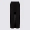 Thom Krom Elasticated-waist Straight-leg Trousers In Black