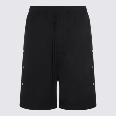 Thom Krom Black Cotton Stretch Shorts