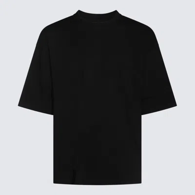 THOM KROM BLACK COTTON T-SHIRT