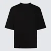 Thom Krom Black Cotton T-shirt In Black