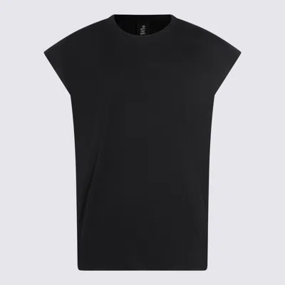 Thom Krom Black Cotton Top In Animal Print