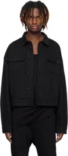 Thom Krom Black M J 71 Denim Jacket In Black