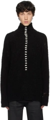 THOM KROM BLACK M K 120 TURTLENECK