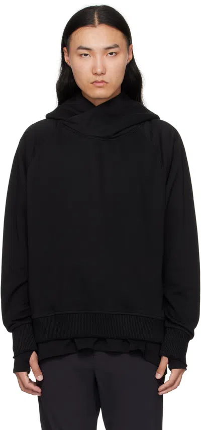 THOM KROM BLACK M S 187 HOODIE