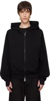 Thom Krom Black M Sj 666 Hoodie In Black