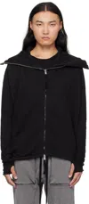Thom Krom Black Jacket With Zip Closure In Black