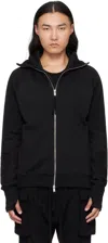 Thom Krom Hooded Casual Jacket In Black