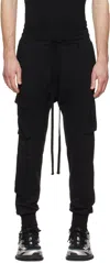 Thom Krom Cargo Drawstring Trousers In Black