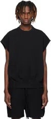 Thom Krom Round-neck Vest In Black