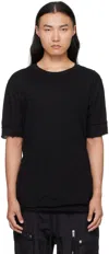 Thom Krom Stretch Cotton Modal Graphic T-shirt In Black