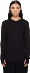 Thom Krom Black M Ts 904 T-shirt In Black