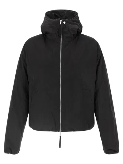 Thom Krom Black Polyester Shell Men's Jacket