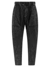 Thom Krom 32 Marble-effect Cargo Pants In Black