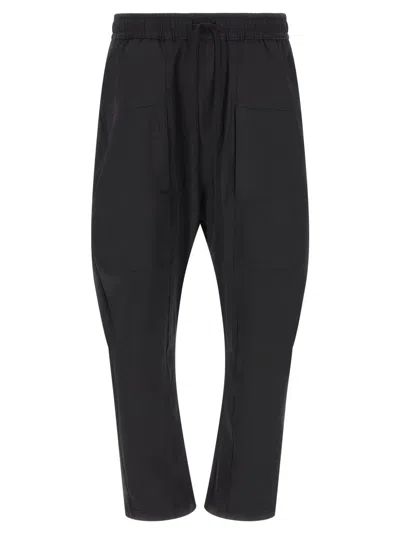 Thom Krom Black Relaxed Drawstring Pants