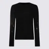 Thom Krom Distressed Long-sleeve Sweater In Black
