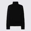 Thom Krom High-neck Twisted-detail Sweater In Black