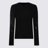 Thom Krom Distressed Long-sleeve Sweater In Black