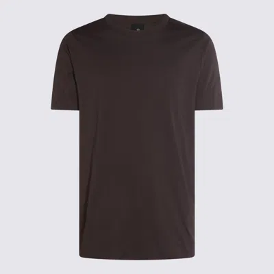 THOM KROM BROWN COTTON T-SHIRT