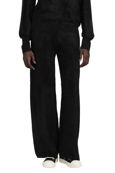 Thom Krom Brushed Soft Cashmere Trousers In Black