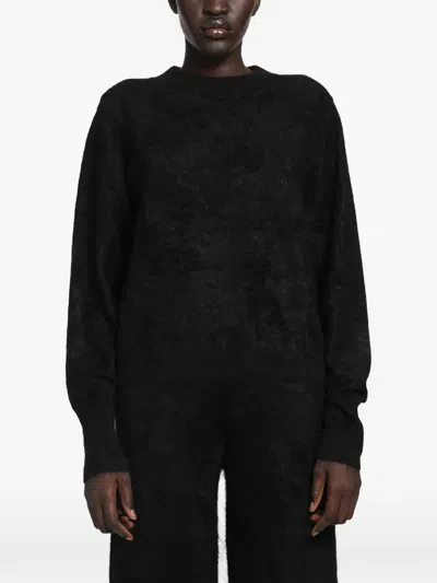 Thom Krom Brushed Sweater In Black
