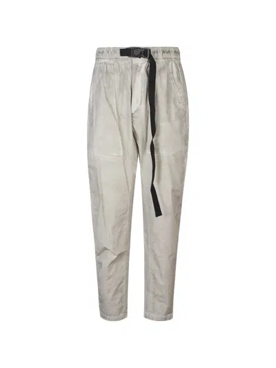 Thom Krom Buckled Tapered Trousers In Neutral