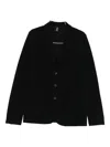 Thom Krom Buttoned Single-breasted Blazer In Black