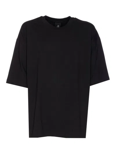 Thom Krom Crewneck Elasticated T-shirt In Black