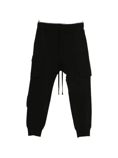 Thom Krom Cargo Drawstring Trousers In Black