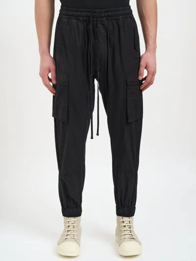 Thom Krom Cargo Jogger Pants In Black