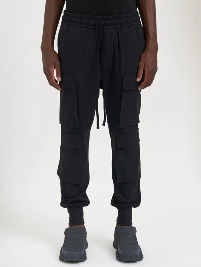 Thom Krom Cargo Jogger Pants In Black