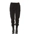 Thom Krom Cargo-pocket Drawstring Trousers In Black