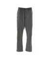 Thom Krom Casual Grey Joggers With Drawstring Waist In Gray