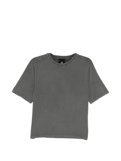 Thom Krom Cold-dye Embroidered T-shirt In Grey