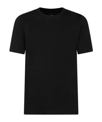 Thom Krom Contrast Stitch Crewneck T-shirt In Black