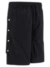 Thom Krom Press-stud Drawstring Shorts In Black