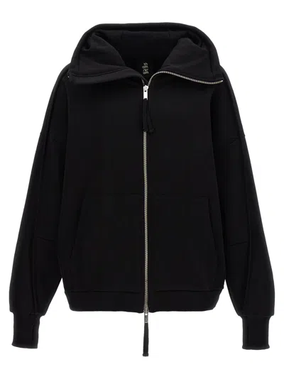 Thom Krom Cotton Hoodie In Black