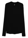 Thom Krom Long Sleeves Men T-shirt Worked In Black