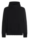 Thom Krom Cowl-neck Raglan-sleeve Hoodie In Black