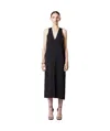 Thom Krom Crepe Shift Midi Dress In Black