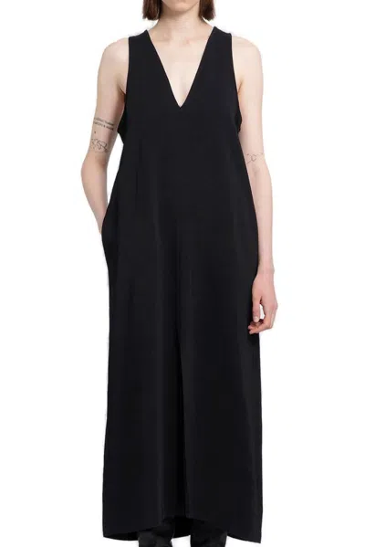 Thom Krom Crepe Shift V In Black