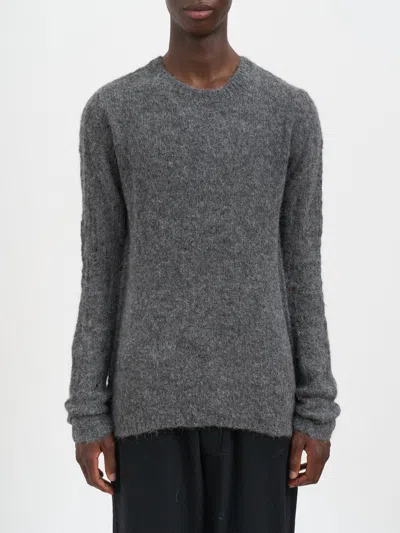 Thom Krom Crew Neck Alpaca Sweater In Gray