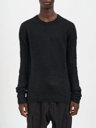 Thom Krom Crew Neck Alpaca Sweater In Black