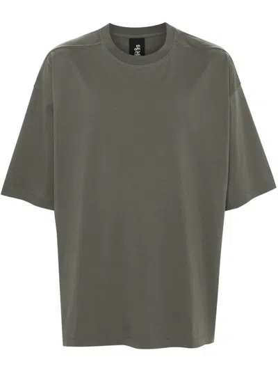 Thom Krom Crew-neck Cotton T-shirt In 绿色