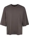 Thom Krom Crew-neck Cotton T-shirt In Brown
