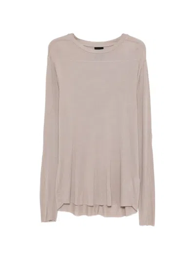 Thom Krom Crew-neck Long-sleeve T-shirt In Neutral