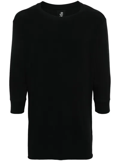 Thom Krom Crew-neck Long-sleeves T-shirt In Schwarz