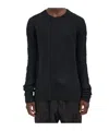 Thom Krom Crew Neck Sweater In Black