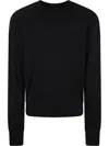 Thom Krom Men Sweatshirt Pullover Round Neck In Black